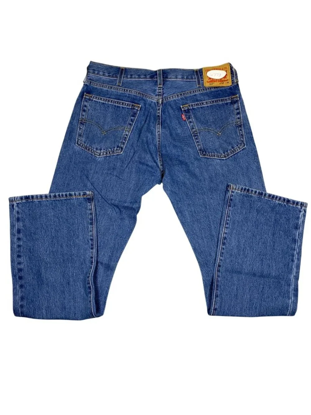 Levis 517 Bootcut Jeans W33 L32 Blue Denim 100% Cotton Classic Fit